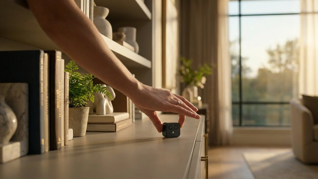 UMIO STEALTH™ Dual-Lens HD Security Cube Camera (Night Vision + Motion Tracking)