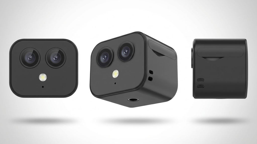 UMIO STEALTH™ Dual-Lens HD Security Cube Camera (Night Vision + Motion Tracking)