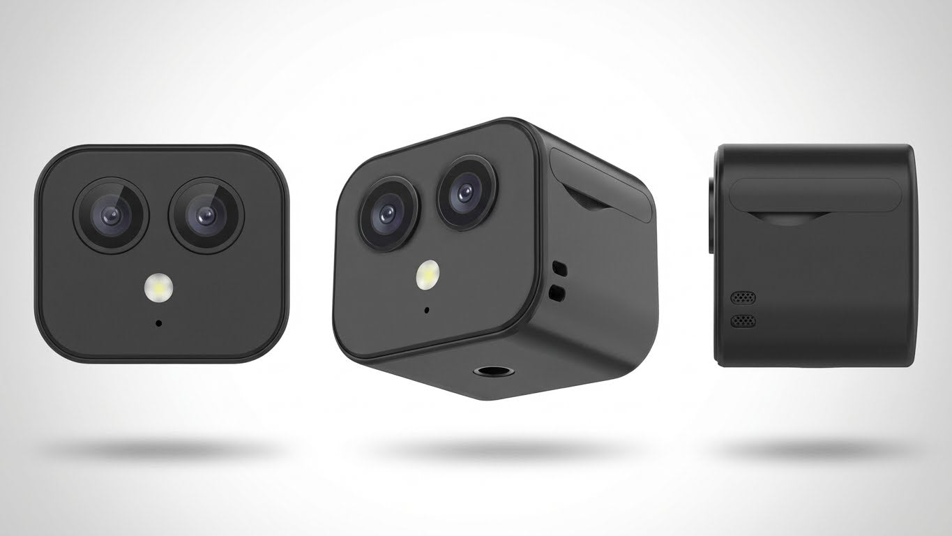 UMIO STEALTH™ Dual-Lens HD Security Cube Camera (Night Vision + Motion Tracking)